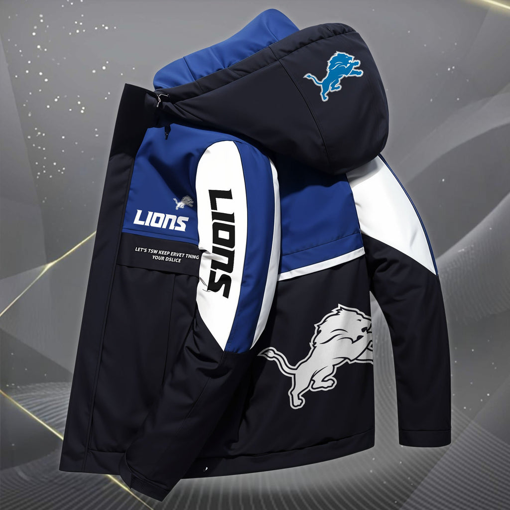 Detroit Lions Outdoor Windproof Jacket SPT33D