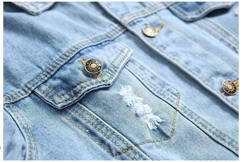 New York Giants Personalized Premium Denim Jacket S9DJ068