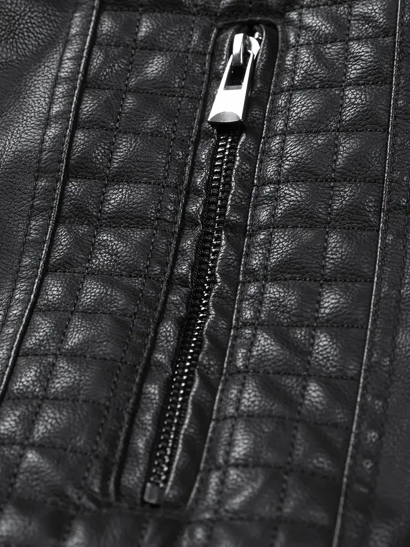 Premium & Ultra-Thick Leather Jacket with Fleece Hood - Detroit Lions PHVKC011