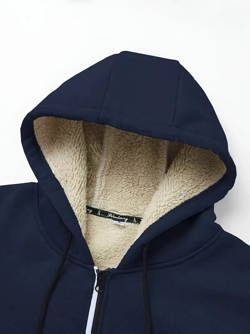 Detroit Lions DMTZ0364 Premium Thick Zip-Up Hoodie