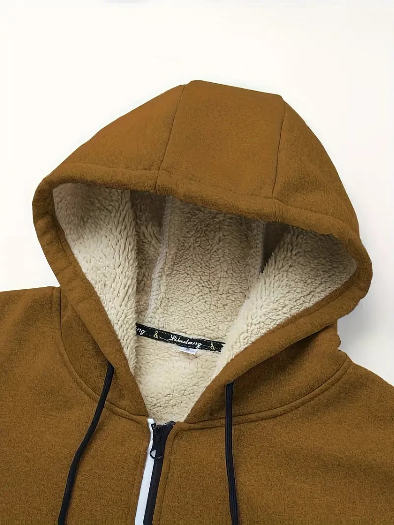 Washington Commanders DMTZ0385 Premium Sherpa-Lined Winter Hoodie – Personalized Edition