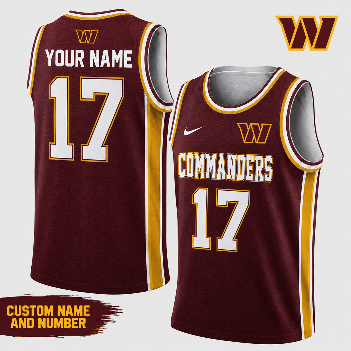 Washington Commanders | Premium NFL Fan Pride Tank Top Shirt VA3919