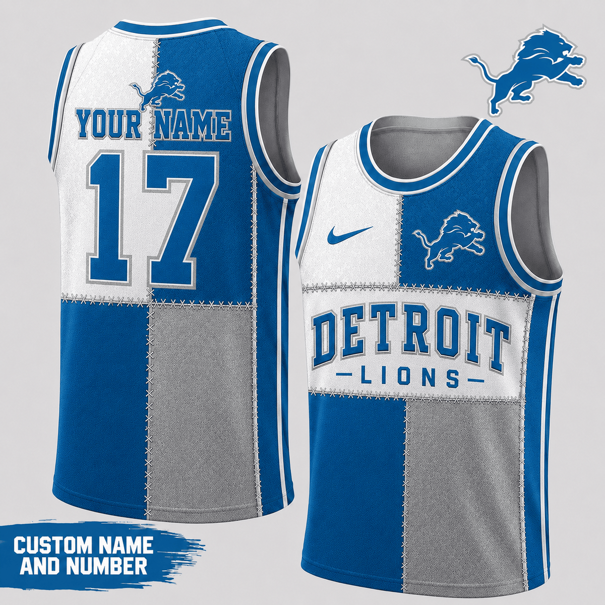 Detroit Lions | Premium NFL Fan Pride Tank Top Shirt VA2522