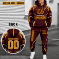 Washington Commanders Personalized Combo Hoodie And Sweatpants Gift For Fan VA1031
