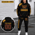 Washington Commanders Personalized Combo Hoodie And Sweatpants Gift For Fan VA1068