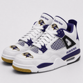Baltimore Ravens Personalized AJ4 Sneaker VA335