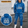 Detroit Lions Personalized Combo Hoodie And Sweatpants Gift For Fan VAN5021