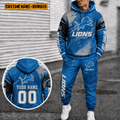 Detroit Lions Personalized Combo Hoodie And Sweatpants Gift For Fan VAN6142
