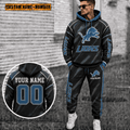 Detroit Lions Personalized Combo Hoodie And Sweatpants Gift For Fan VAN8249