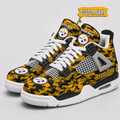 Pittsburgh Steelers Personalized AJ4 Sneaker VAN12101