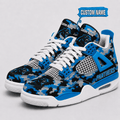 Carolina Panthers Personalized AJ4 Sneaker VAN12129