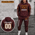 Washington Commanders Personalized Combo Hoodie And Sweatpants Gift For Fan VAN88101
