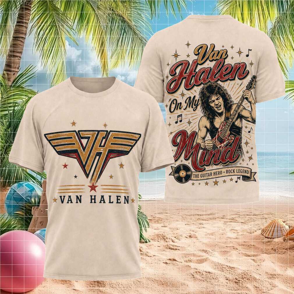 Van Halen Guitar Hero Rock Music Legend Vintage Shirt - Limotees LLC