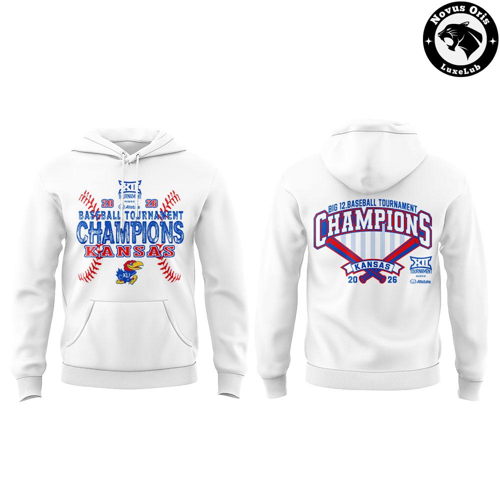 2026 Kansas Big 12 Baseball Tournament Champions Hoodie - NovusOris Best Merch For Fans