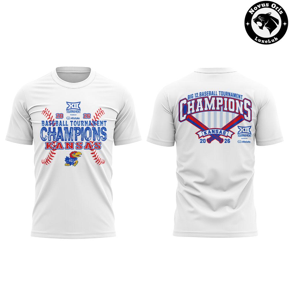 2026 Kansas Big 12 Baseball Tournament Champions T-Shirt - NovusOris Best Merch For Fans
