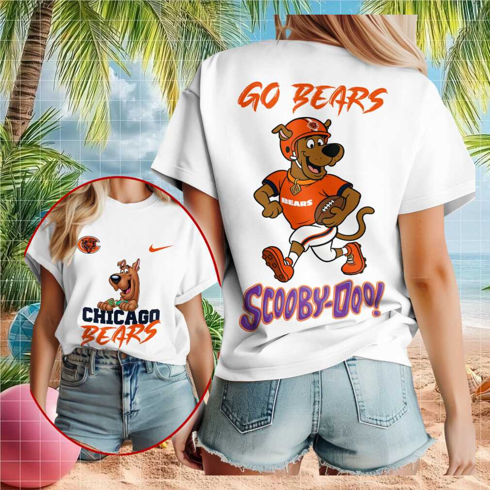 Chicago Bears Scooby Doo Football Cartoon Character Shirt