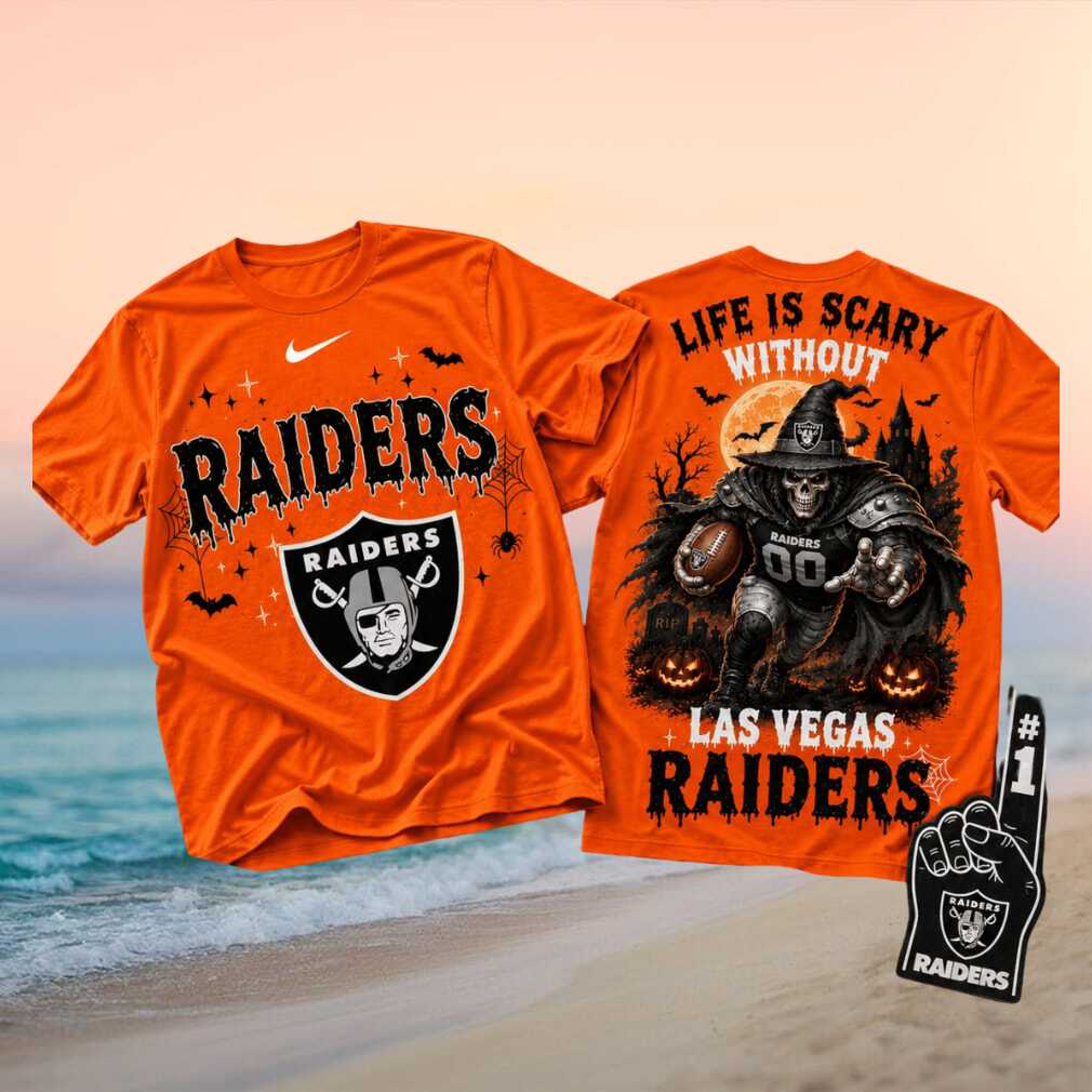 Las Vegas Raiders Skull Witch Halloween Football Shirt - Limotees LLC