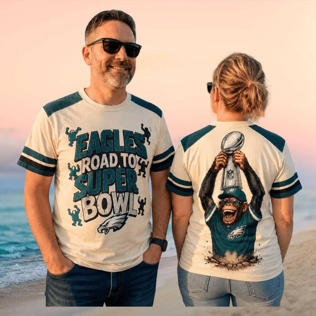 Philadelphia Eagles Mascot Road To Super Bowl Football Fan Shirt - Limotees LLC