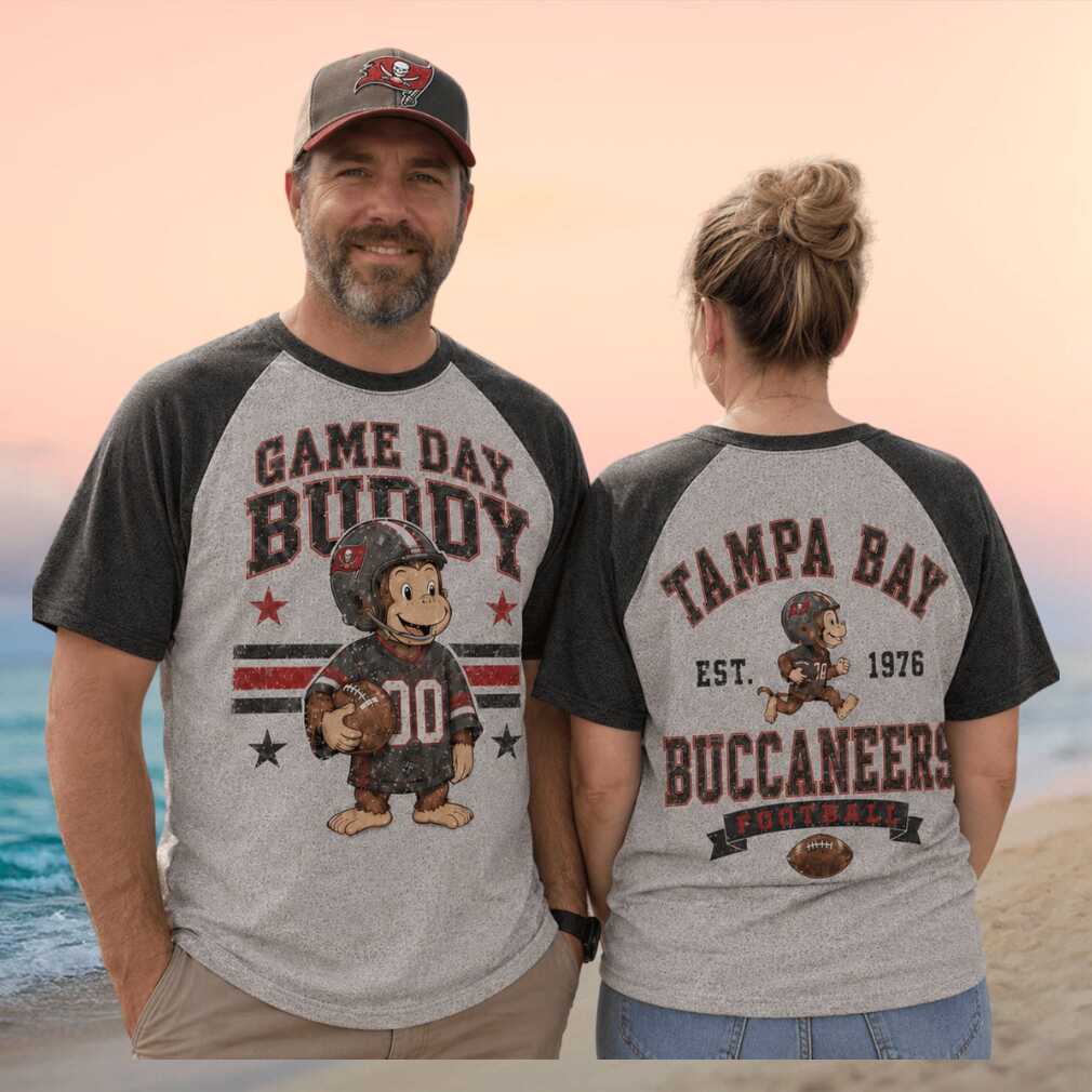 Tampa Bay Buccaneers Monkey Mascot Game Day Buddy Raglan Shirt