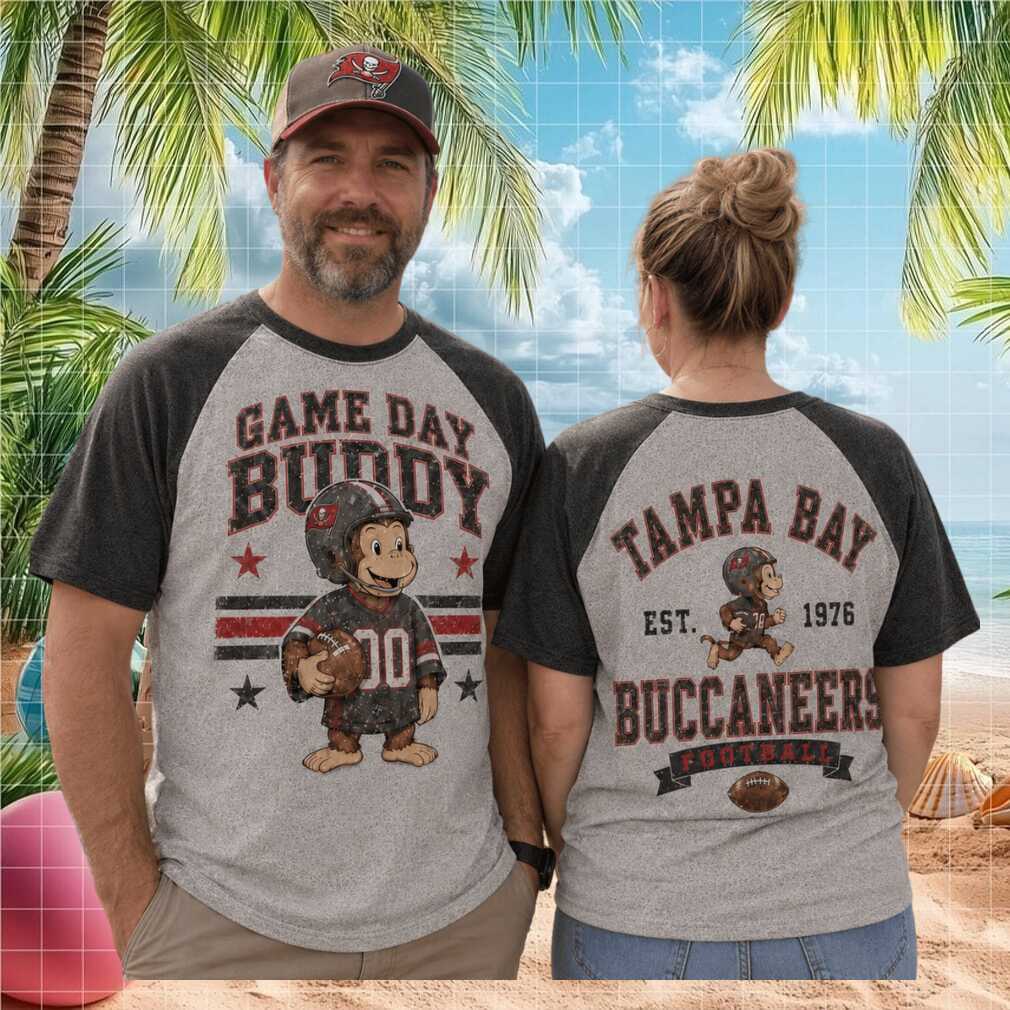 Tampa Bay Buccaneers Monkey Mascot Game Day Buddy Raglan Shirt