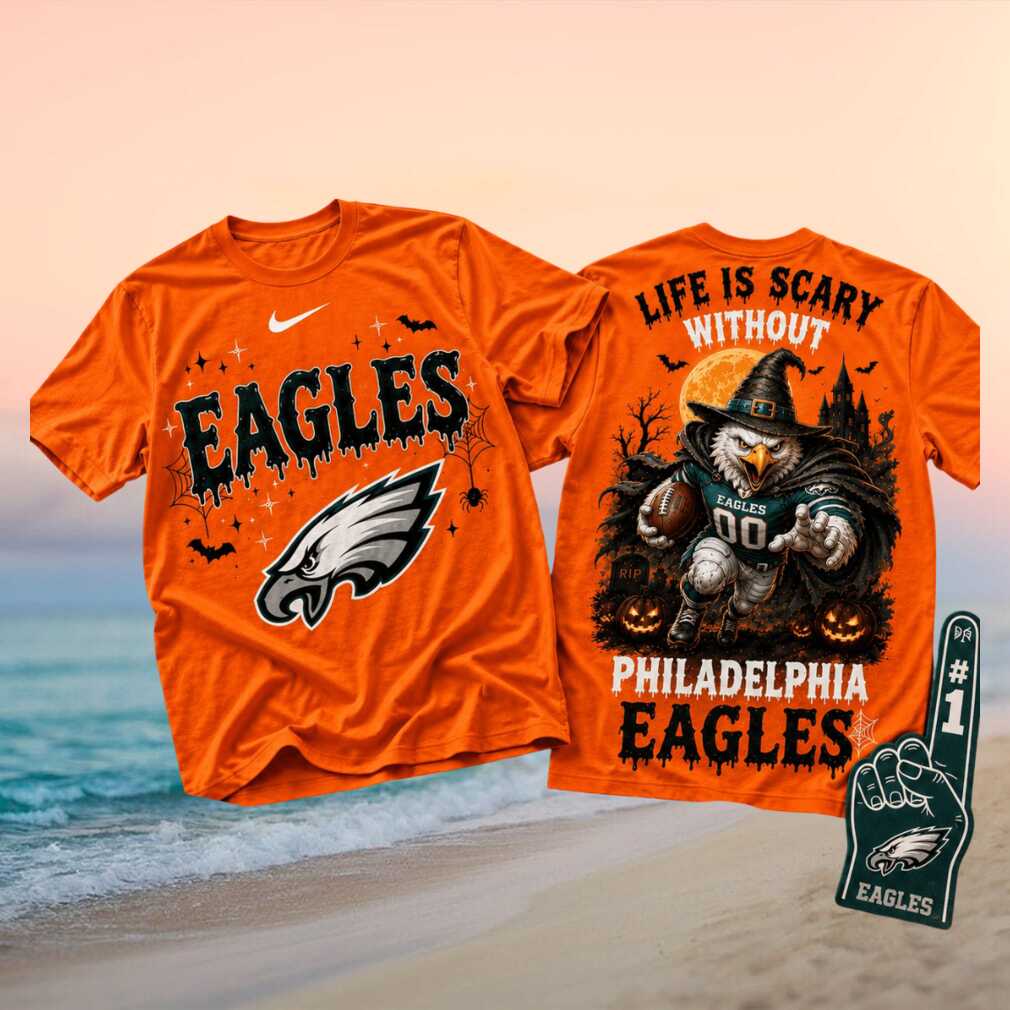 Philadelphia Eagles Halloween Witch Eagle Scary Football Shirt - Limotees LLC