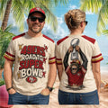 San Francisco 49ers Monkey Trophy Road To Super Bowl Raglan Shirt