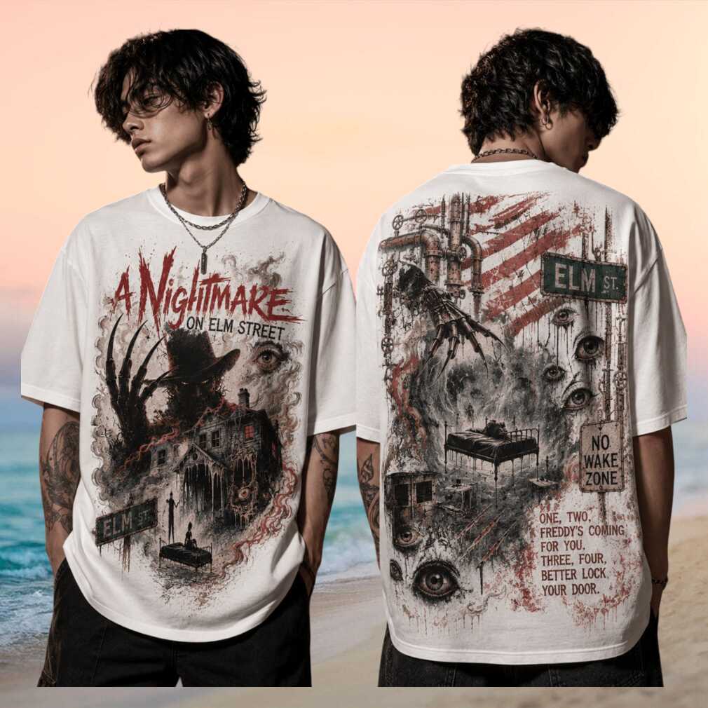 A Nightmare on Elm Street Freddy Krueger Vintage Retro Slasher Film Shirt