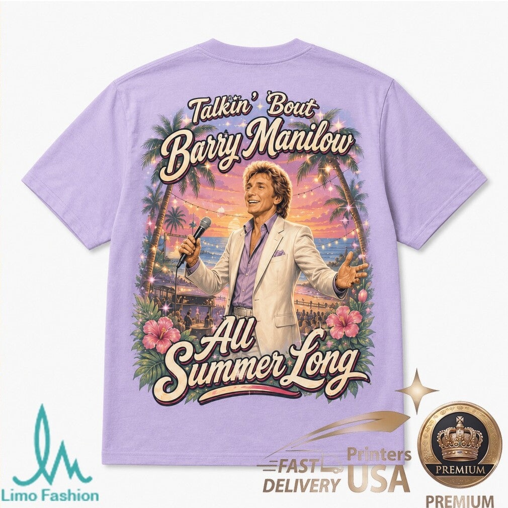 Barry Manilow Summer Vibes Concert Tour Vintage Aesthetic Shirt - Limotees LLC