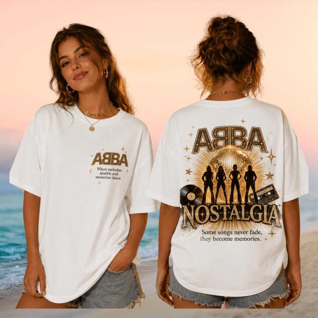 ABBA Nostalgia Dancing Queen Disco Pop Music Concert Shirt