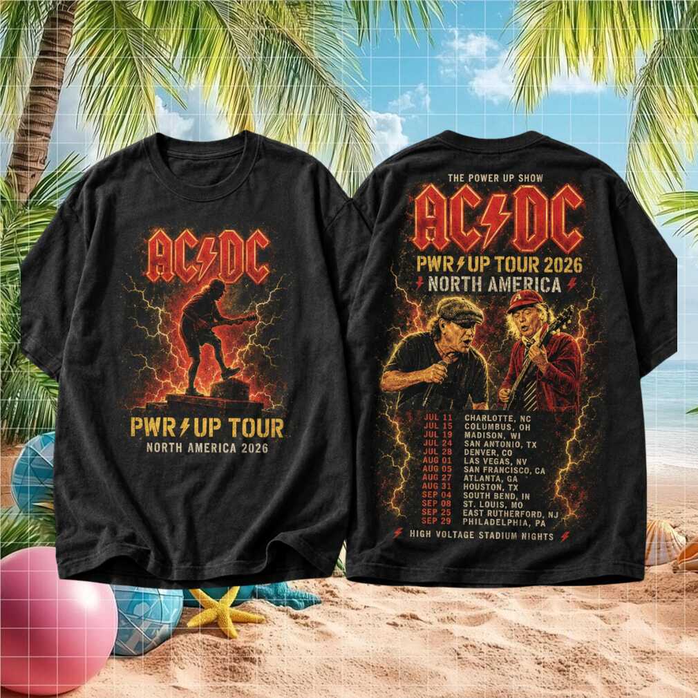 ACDC PWR UP Tour 2026 North America Concert Graphic Shirt