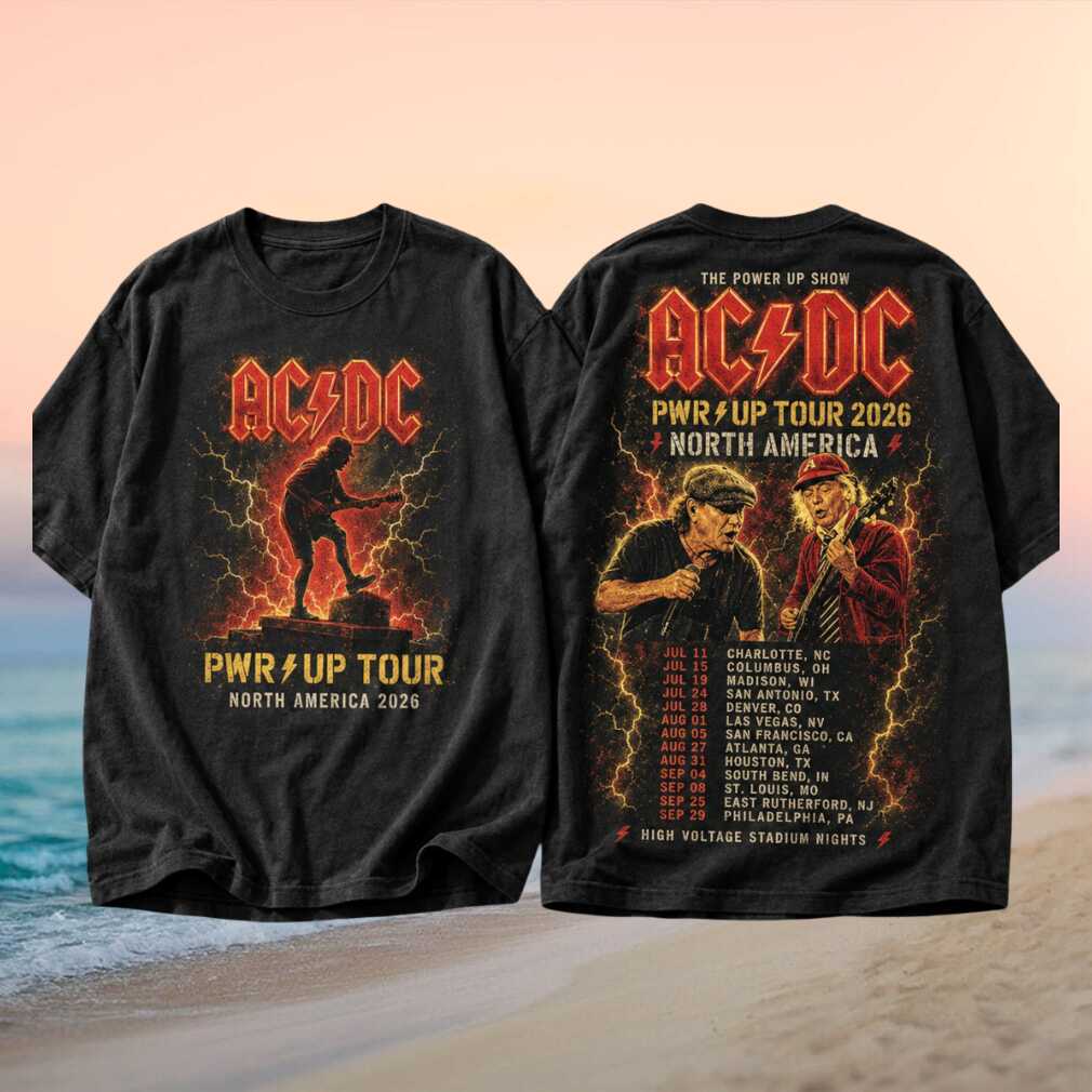 ACDC PWR UP Tour 2026 North America Concert Graphic Shirt