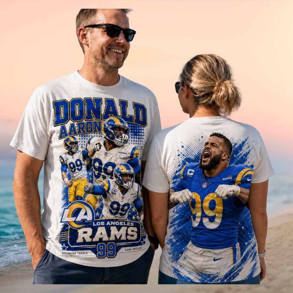 Aaron Donald Los Angeles Rams Retro Game Wrecker Defensive Tackle Football Fans Shirt