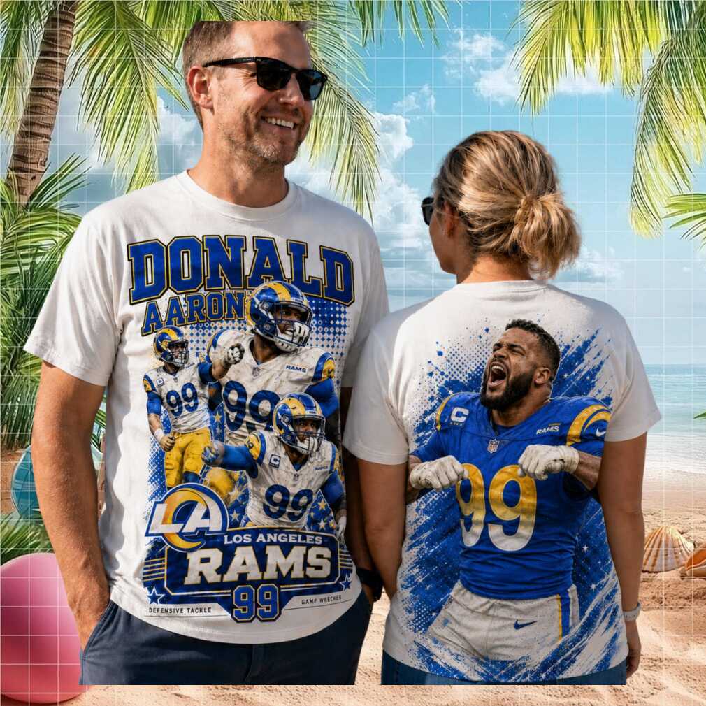 Aaron Donald Los Angeles Rams Retro Game Wrecker Defensive Tackle Football Fans Shirt