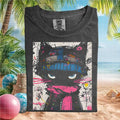 Abstract Street Art Graffiti Cat Graphic Aesthetic T Shirt - Limotees LLC