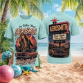 Aerosmith On A Date Night Dream On Rock Band Graphic Shirt - Limotees LLC