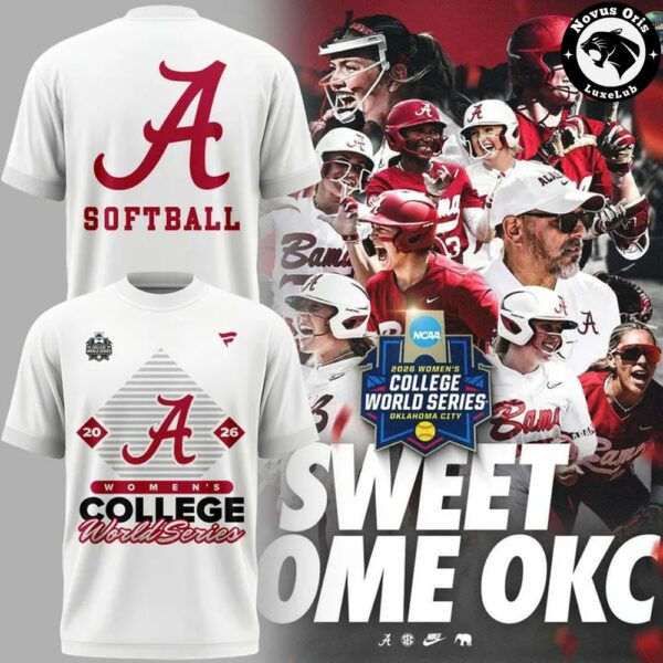 Alabama Crimson Tide 2026 NCAA Softball WCWS T-Shirt - NovusOris Best Merch For Fans