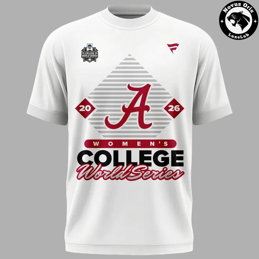 Alabama Crimson Tide 2026 NCAA Softball WCWS T-Shirt - NovusOris Best Merch For Fans