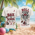 Alabama Crimson Tide Mascot Back To School Study Shirt