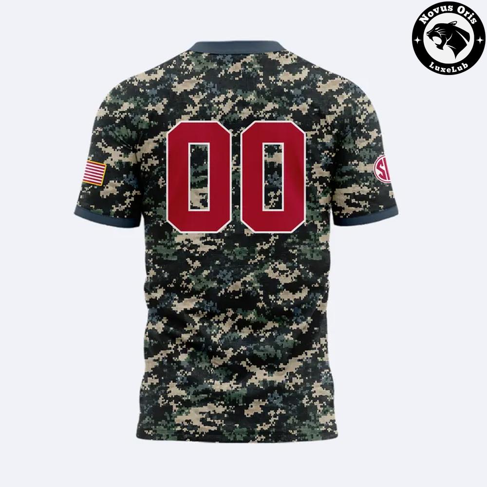 Alabama Crimson Tide Military Appreciation NCAA Camo T-Shirt - NovusOris Best Merch For Fans