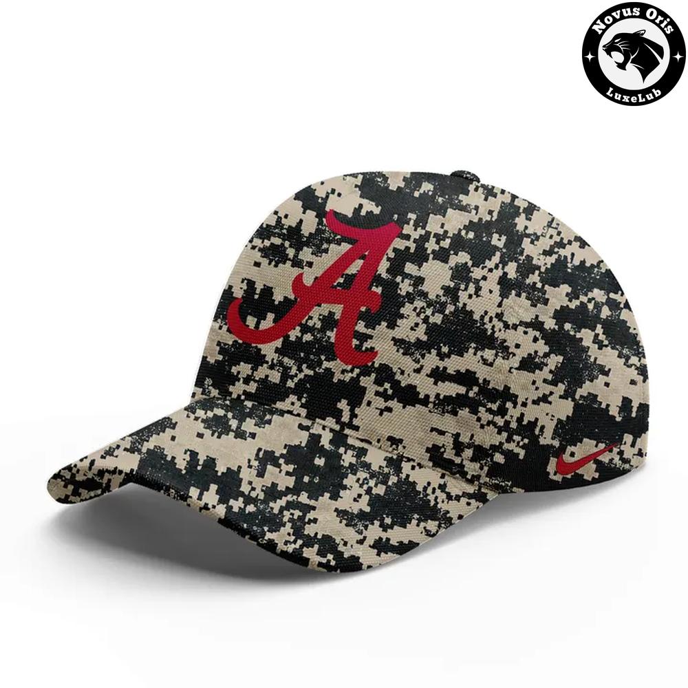 Alabama Crimson Tide Military Appreciation NCAA Camo T-Shirt - NovusOris Best Merch For Fans