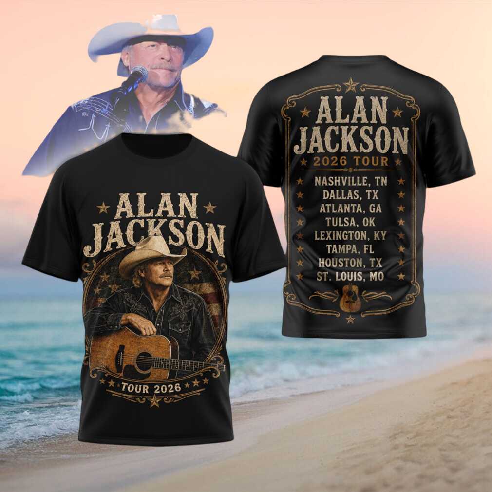 Alan Jackson 2026 Tour Concert Graphic Shirt - Limotees LLC