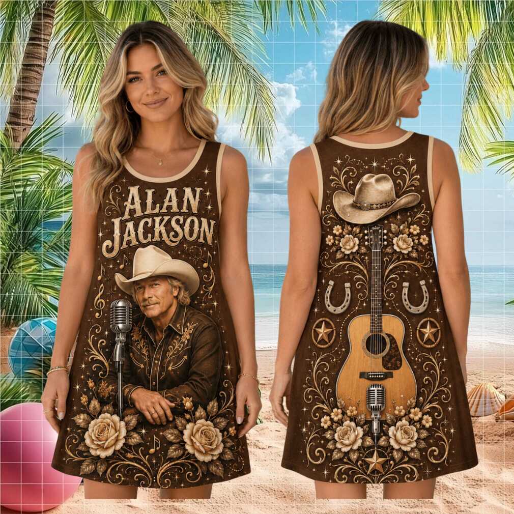 Alan Jackson Country Music Icon Retro Tour Vintage Style Cowgirl Hat For Women Fans Shirt