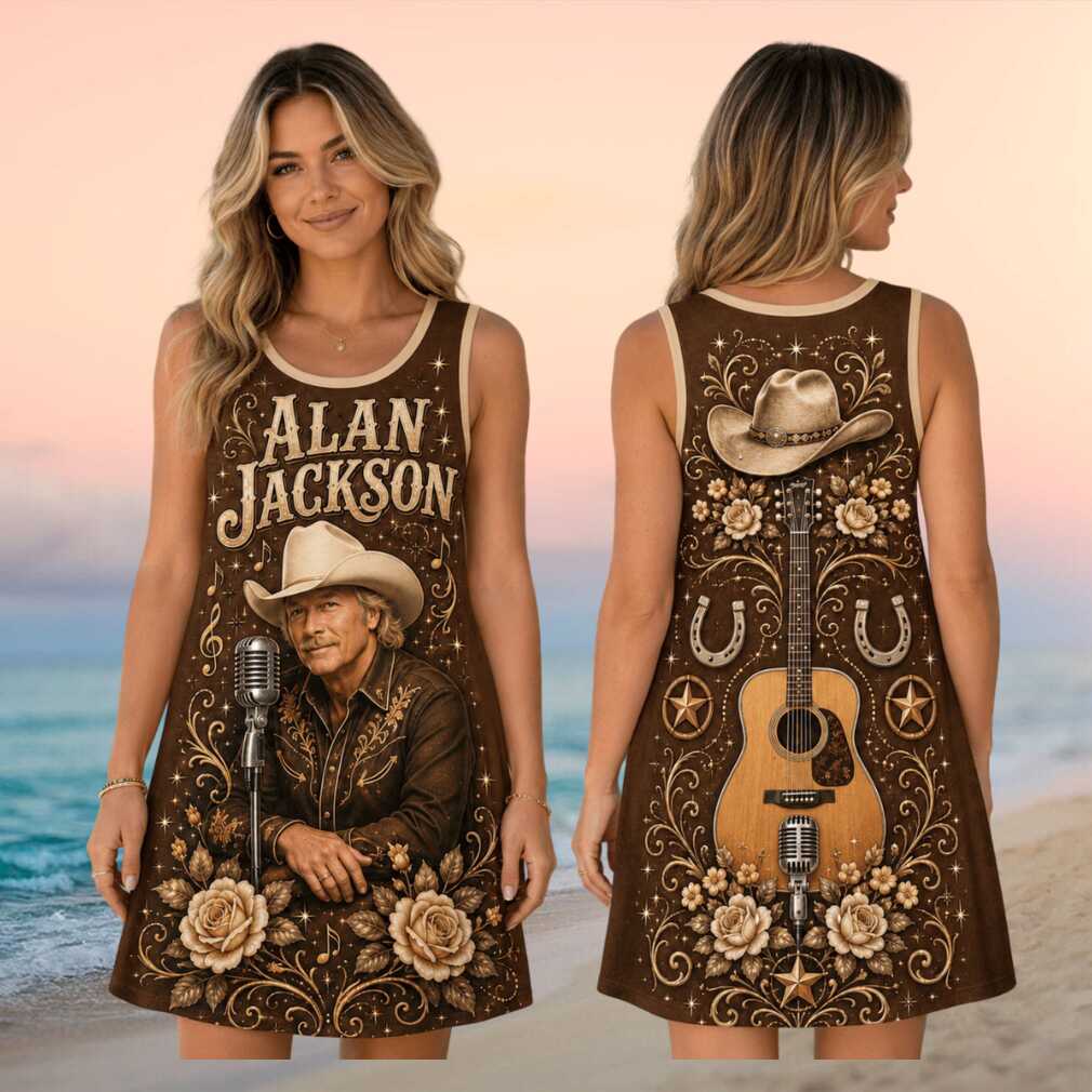 Alan Jackson Country Music Icon Retro Tour Vintage Style Cowgirl Hat For Women Fans Shirt