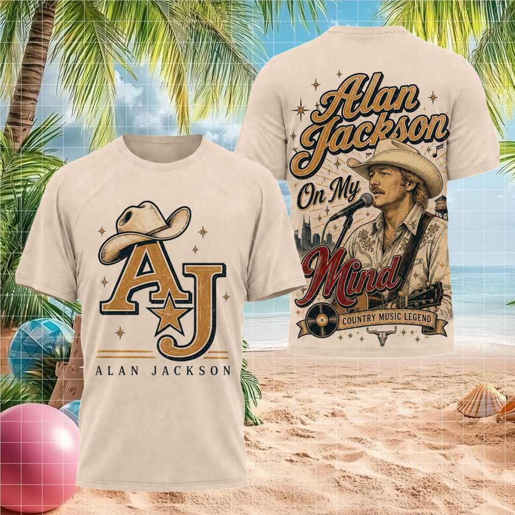 Alan Jackson Country Music Legend Cowboy Hat Graphic Shirt - Limotees LLC