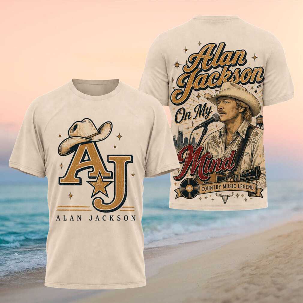 Alan Jackson Country Music Legend Cowboy Hat Graphic Shirt - Limotees LLC