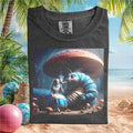 Alice in Wonderland Caterpillar Mushroom Fantasy Art T Shirt - Limotees LLC
