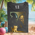 Alien Vs Predator Kitten Cute Funny Pop Culture Graphic T Shirt - Limotees LLC