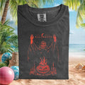 All Hail Halloween Grim Reaper Pumpkin Occult Aesthetic Comfort Colors T Shirt - Limotees LLC