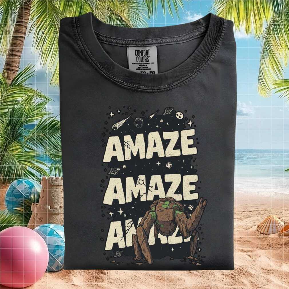 Amaze Rocky Space Galaxy Alien Planet Graphic T Shirt - Limotees LLC