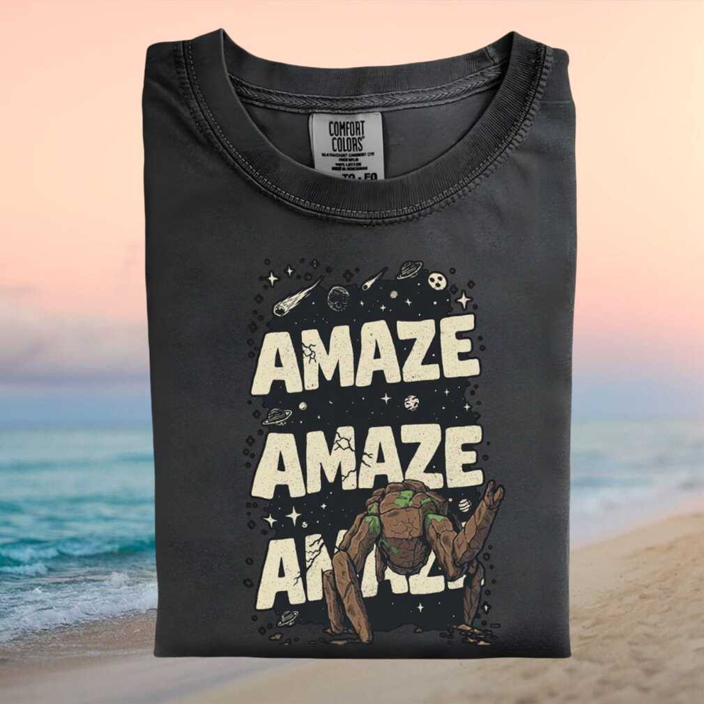 Amaze Rocky Space Galaxy Alien Planet Graphic T Shirt - Limotees LLC